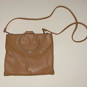 Tan Leather Clutch